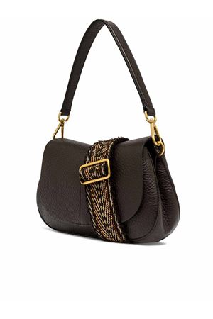 Dark Brown Leather Helena Round bag GIANNI CHIARINI | BS11088TKLNASPM2107